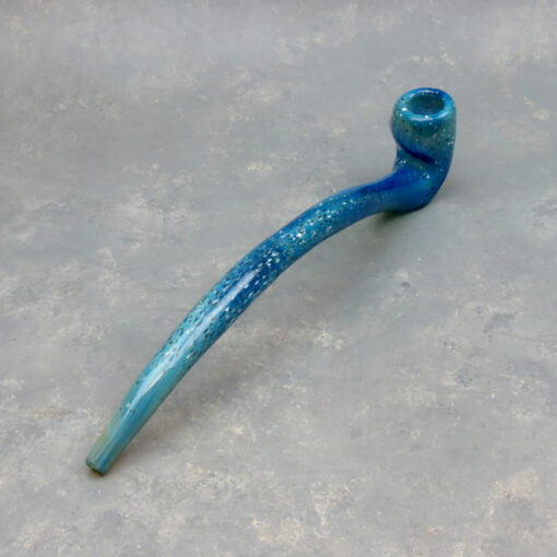 12" Fumed Blue Inside Out 'Galaxy' Wizard Sherlock Glass Hand Pipes w/Carb