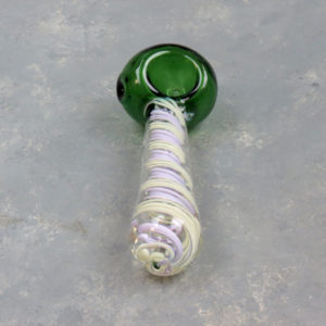 5.5" Pastel Twist Thick Glass Hand Pipes w/Carb