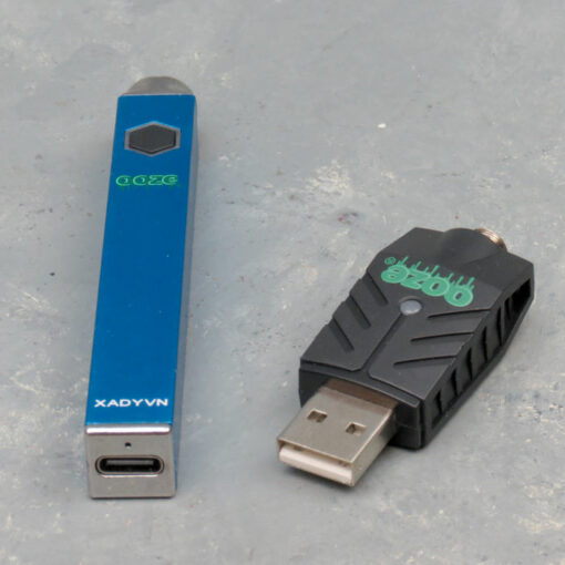 Ooze Quad Flex Temp 500mAh Vape Battery w/Smart USB Charger