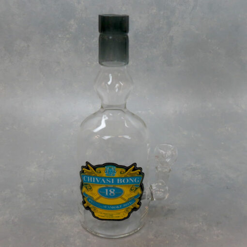 10" 'Chiasi Bong' Bottle Glass Water Pipe w/Inline Perc