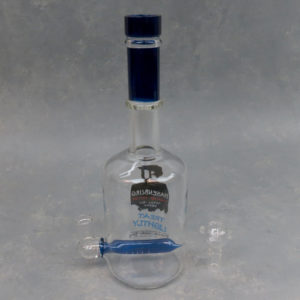 10" 'Hasenburg White Ice' Bottle Glass Water Pipe w/Inline Perc