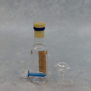 5.5" 'The Puff Smoker' Mini Bottle Glass Water Pipe w/Inline Perc