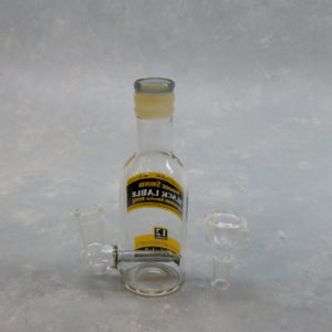 5.5" 'Jonnie Smoker' Mini Bottle Glass Water Pipe w/Inline Perc