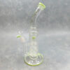 12.75" Matrix to UFO Matrix Perc Hipster Glass Water Pipe w/Ice Pinches & Bent Ringed Mouthpiece