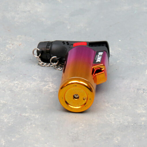 3" Blink Mini Metallic Adjustable/Lockable Torch Lighters w/Cap