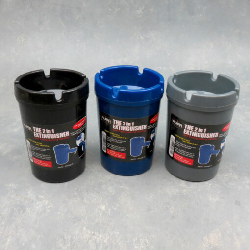 2-in-1 Extinguisher Ashtrays w/Removable Handle/Hangar