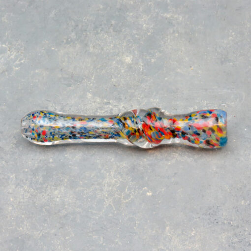 3.75" Twisted Body Frit Glass Chillums