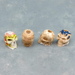 Skull Designs Ceramic Cigarette Snuffers (24pc Display)