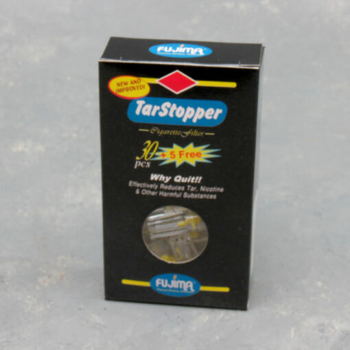 Fujima TarStopper Cigarette Filters (24pc Display, 35pc Packs)