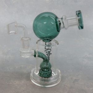 6.5" Ball Joint Hipster Glass Puck Perc Glass Water Pipe/Oil Rig