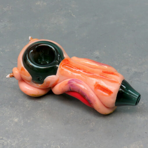 5" One-Eyed Monster Glass Hand Pipe