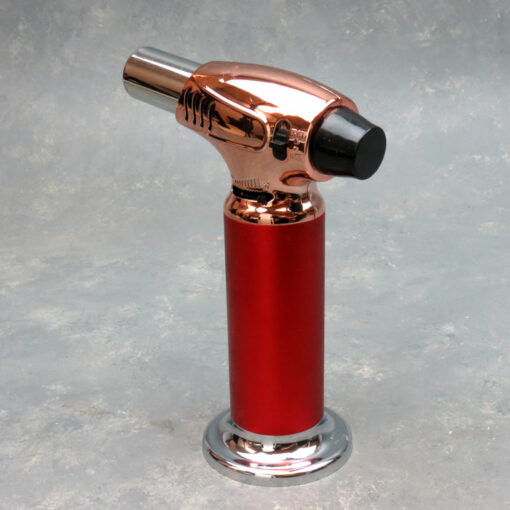 6" Clickit GT-17 Lockable/Refillable/Adjustable Tabletop Single Torch Lighters