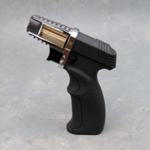 5″ Clickit GT-021 Pistol Grip Lockable/Refillable/Adjustable Single Torch Lighters