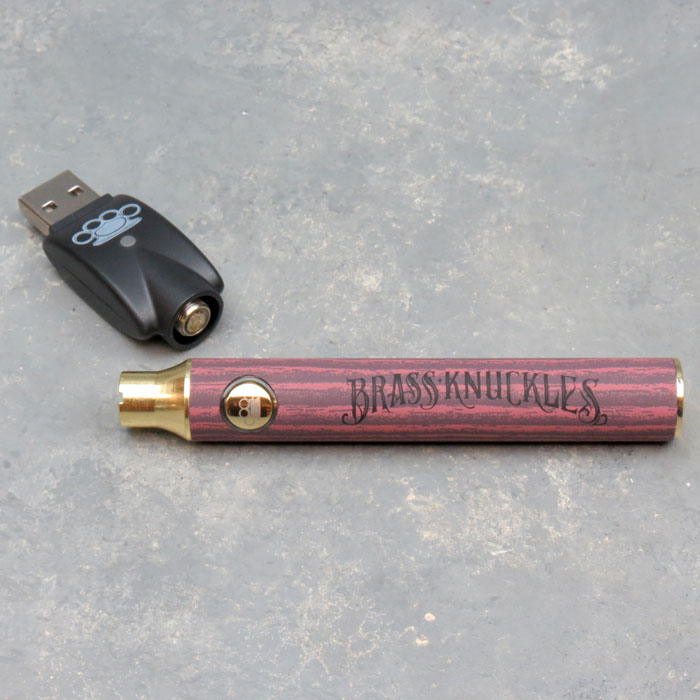 3.75 Brass Knuckles 510 Twist Adjustable Voltage 900mAh Battery
