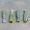 3.5" Narrow Bowl Blue-Green Frit Glass Chillums