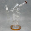 13" Showerhead to Double Honeycomb/Coil Recycler Scientific Glass Water Pipe