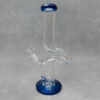 13.5" Zong Style Color Accent Glass Water Pipe w/Diffused Downstem