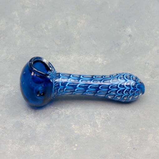 4" Blue Waterdrop Glass Hand Pipes