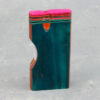 3.75" Dyed Layered Wooden Window Dugouts w/One-Hitter & Poker