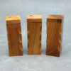 4" Square Wooden Dugouts w/Grip, One-Hitter & Poker