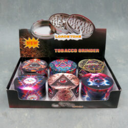 75mm Assorted All-Seeing Eye Full Graphic 4-Part Grinders