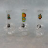 5" Rick & Morty Clear Oil Burner Mini Glass Water Pipes w/Carb