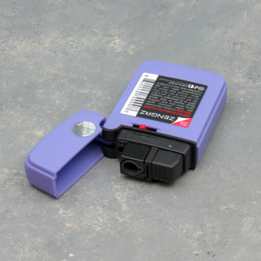 2.75" Zengaz ZL-12 "Royal Jet" Flip-Top Refillable/Adjustable Single Torch Lighters in 48-pc Cube Display Mixed Designs