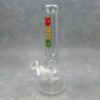 12" ROOЯ Clear Straight-Shot Beaker Glass Water Pipe w/Ice Pinch & Diffused Downstem