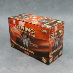 Rhino 100 500K – Male Enhancement Single Pill – 24 Counts Per Box