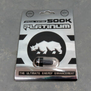 Rhino Platinum 500K – Male Enhancement Single Pill – 24 Counts Per Box