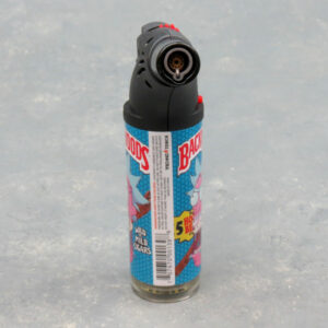 5" Techno Torch Refillable Single Slant Adjustable Jet Flame Lighters w/Rick & Morty Backwoods Designs