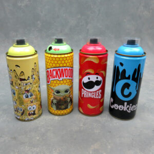 7.5" Spray Can Refillable Single Torch Lighter w/Assorted Designs