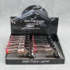 4.5" S&W Revolver Hammer Fire Single Torch Refillable Lighters (12pcs/box)
