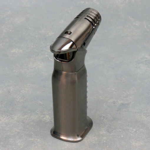 4.5" Zico Metal Body Angled Quad Torch Lighters w/Lock