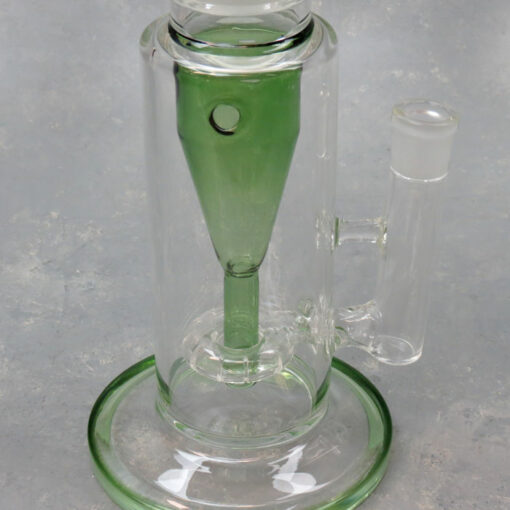 15.75" 2-Part Glycerin Coil Glass Water Pipe w/Ring Perc