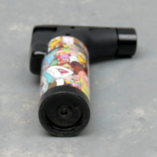 5" Techno Torch Slant Quad Torch Lighters w/Rick & Morty Designs (15pcs/box)