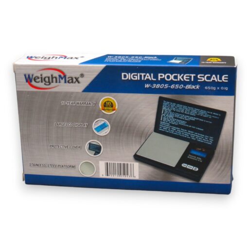 WeighMax W-3805-650 Digital Pocket Scale 650g x 0.1g