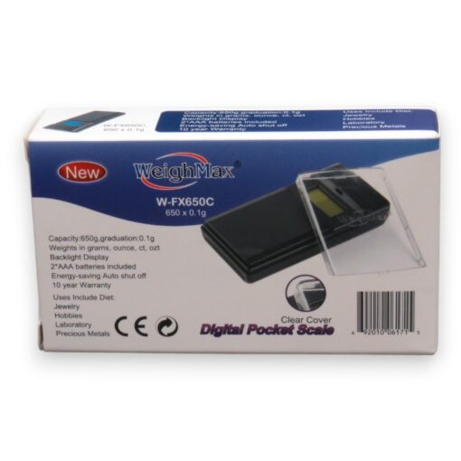 WeighMax BX750C Digital Pocket Scale 750g x 0.1g
