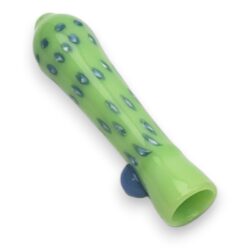 3.5" Pastel Spotted Slime Glass Chillums w/Bump