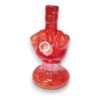 8" Iridescent 'The Finger' Soft Glass Water Pipe w/14mm GOG Joint