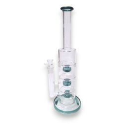 17" Triple Puck Rig Glass Water Pipe