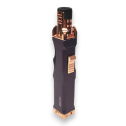 6.5" Square Gripped Pillar Zico Single-Torch Lighters No Lock (7pcs/box)