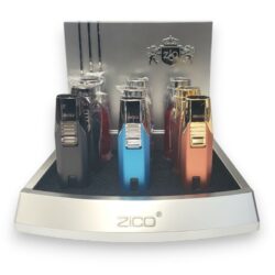 4.25" Sleek 'Phaser-Style' Zico Double-Torch Lighters