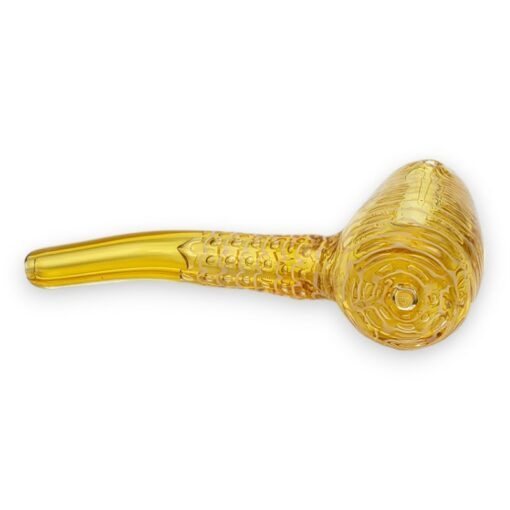 6.5" Fumed Waterdrop Reversed Hammer Sherlock Glass Hand Pipes w/Large Chamber