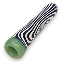 3.5" Full Hypnoswirl Conical Glass Chillums w/Feet